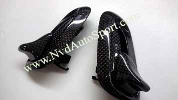 Porsche 911 991 Carbon fiber skinning seat release levers and panels from NVD Autosport