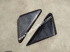 Porsche 991 911 Carbon fiber exterior mirror triangle covers