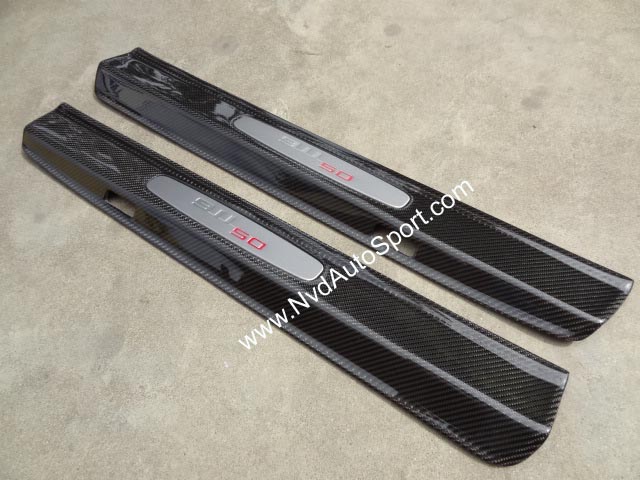 Porsche 911 - 991 Turbo S Carbon fibre Interior Upper Door Sills