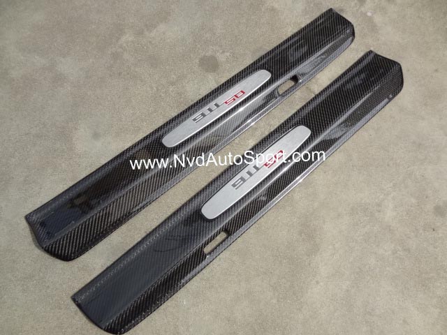 Porsche 911 - 991 Turbo S Carbon fibre Interior Upper Door Sills