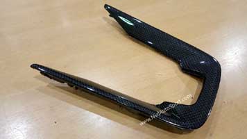 Porsche 992 Carbon fiber interior center console end trim