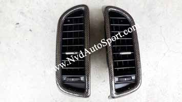 Porsche Cayenne 958 Carbon fiber skinning Interior front center air con panel from NVD Autosport