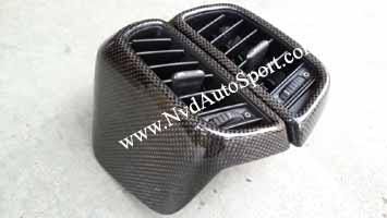 Porsche Cayenne 958 Carbon fiber skinning interior rear air con panel from NVD Autosport