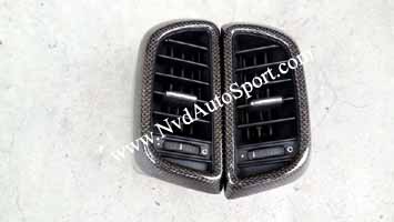 Porsche Cayenne 958 Carbon fiber skinning interior rear air con panel from NVD Autosport 