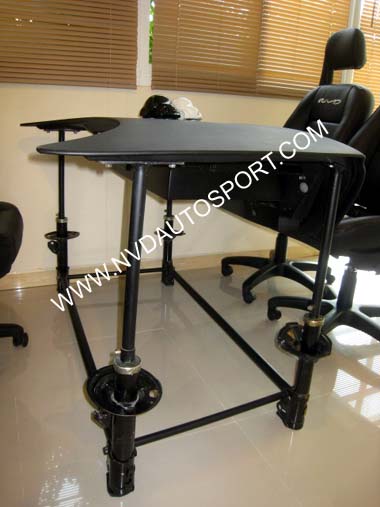 office table set from car parts