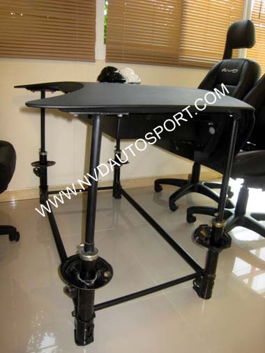 office table set from car parts