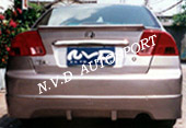 Honda Civic ES 2001 body kits rear spoiler, rear boot wing