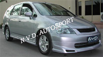 honda stream Mugen body kits side skirts