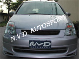 Honda stream Mugen body kits front spoiler, front grille