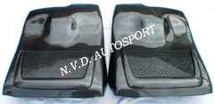 E46 carbon fiber seat backing