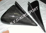 Bomex side mirror for Nissan 200SX, 180SX in carbon fibre