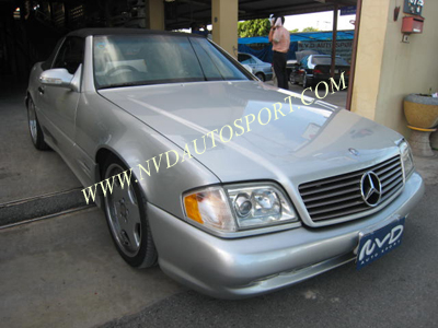 Mercedes Benz R129 mirror in R170 with turning light style